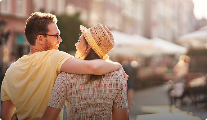 couple en vacances promotions du camping